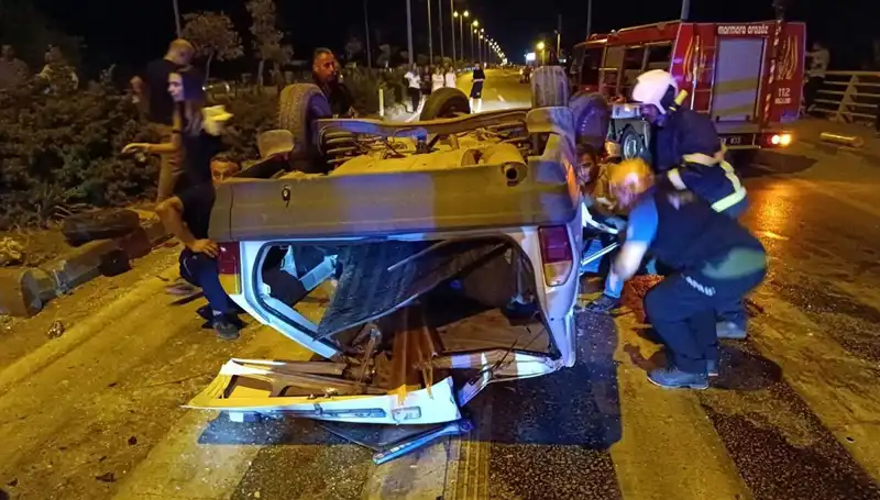 Kavşakta Feci Kaza: 7 Kişi Yaralandı, İki Kişi Ağır Yaralı!