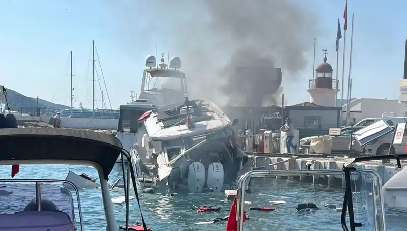 Bodrum'da Teknede Patlama: Yaralıların Durumu Merak Ediliyor
