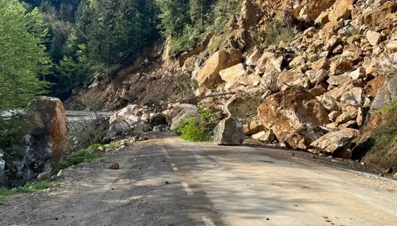 Giresun'da Heyelan: Ulaşım Devamlılığı Tehlikede!
