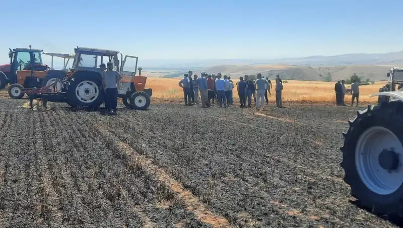 Yozgat’ta Büyük Yangın: 100 Dönüm Ekili Alan Kül Oldu