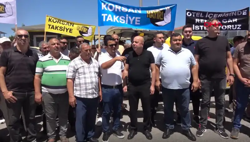 Belek'teki Taksiciler Neden Kontak Kapatma Eylemi Gerçekleştirdi?