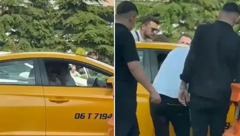 Trafikte İnanılmaz Olay: Sürücü, Taksi Şoförünü Yumrukladı!
