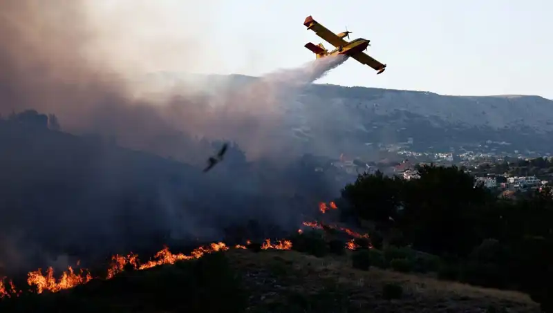 Sakız Adası'ndaki Orman Yangını Kontrol Altına Alındı, Son Durum Ne?