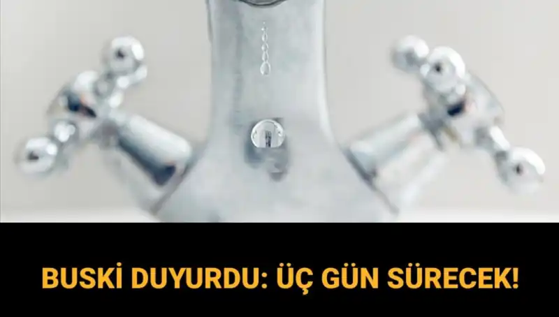 Bursa'da Uzun Süreli Su Kesintisi: 3 Gün Sular Yok!