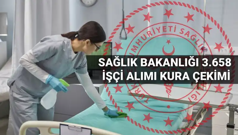 2025’te Sağlık Bakanlığı’na 3.658 İşçi Alımı Kura Takvimi Açıklandı