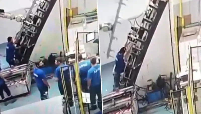 Fabrikada Dehşet Verici Kaza: Makine Sırtına Saplandı ve Hayatları Değişti