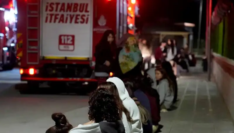 Kız Öğrenci Yurdunda Yangın: 2500 Öğrenci için Panik Anları!