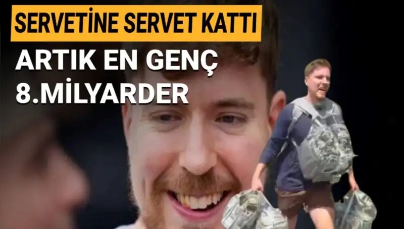 MrBeast: 1 Milyar Dolarla Genç Milyarderler Listesinin Zirvesinde